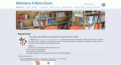 Desktop Screenshot of biblioteca.abeiradouro.net