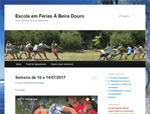Tablet Screenshot of campodeferias.abeiradouro.net